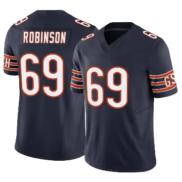 ＃69 Youth Jereme Robinson Navy Limited Chicago Bears Vapor F.U.S.E. Jersey