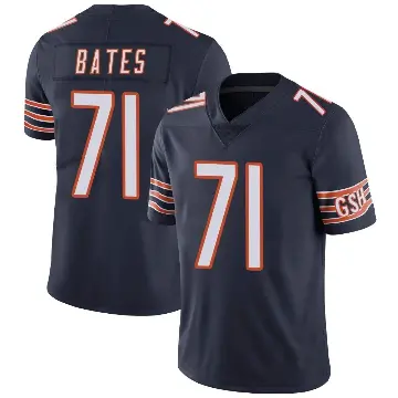 ＃71 Men's Ryan Bates Navy Limited Chicago Bears Team Color Vapor Untouchable Jersey