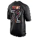＃72 Men's William Perry Black Game Chicago Bears Carbon Fashion Jersey