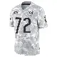 ＃72 Youth William Perry Arctic Camo Limited Chicago Bears 2024 Salute to Service Jersey