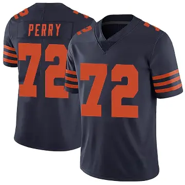 ＃72 Youth William Perry Navy Blue Limited Chicago Bears Alternate Vapor Untouchable Jersey
