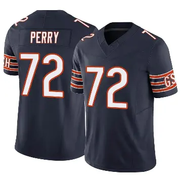 ＃72 Youth William Perry Navy Limited Chicago Bears Vapor F.U.S.E. Jersey