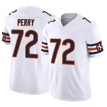 ＃72 Youth William Perry White Limited Chicago Bears Vapor F.U.S.E. Jersey