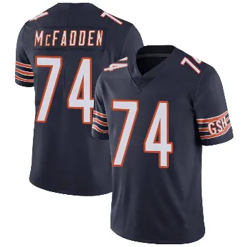 ＃74 Youth Jordan McFadden Navy Limited Chicago Bears Team Color Vapor Untouchable Jersey
