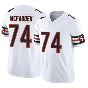 ＃74 Youth Jordan McFadden White Limited Chicago Bears Vapor F.U.S.E. Jersey