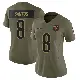 ＃8 Women's Cairo Santos Olive Limited Chicago Bears 2025 Salute to Service Jersey