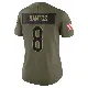 ＃8 Women's Cairo Santos Olive Limited Chicago Bears 2025 Salute to Service Jersey