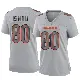 ＃80 Women's Qadir Ismail Gray Game Chicago Bears Atmosphere Fashion Jersey
