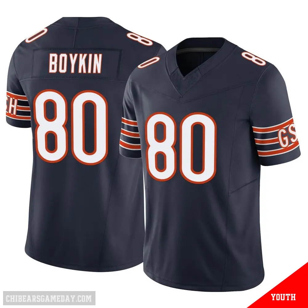 ＃80 Youth Miles Boykin Navy Limited Chicago Bears Vapor F.U.S.E. Jersey