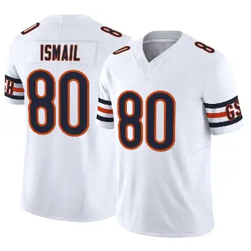 ＃80 Youth Qadir Ismail White Limited Chicago Bears Vapor F.U.S.E. Jersey