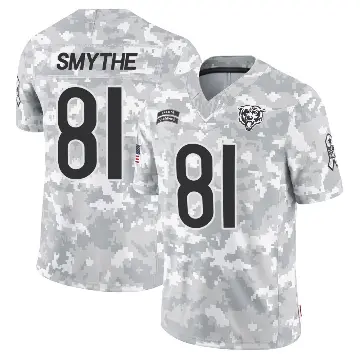 ＃81 Youth Durham Smythe Arctic Camo Limited Chicago Bears 2024 Salute to Service Jersey