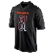 ＃81 Youth Durham Smythe Black Game Chicago Bears Carbon Fashion Jersey