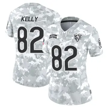 ＃82 Women's Omari Kelly Arctic Camo Limited Chicago Bears 2024 Salute to Service Jersey