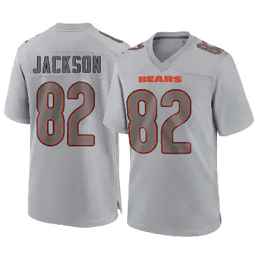 ＃82 Youth John Jackson Gray Game Chicago Bears Atmosphere Fashion Jersey