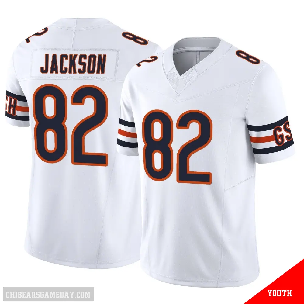 ＃82 Youth John Jackson White Limited Chicago Bears Vapor F.U.S.E. Jersey