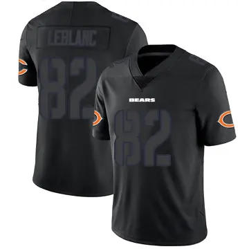 ＃82 Youth Peter LeBlanc Black Impact Limited Chicago Bears Jersey