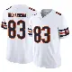 ＃83 Men's JP Richardson White Limited Chicago Bears Vapor F.U.S.E. Jersey
