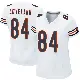＃84 Women's Colston Loveland White Game Chicago Bears Jersey