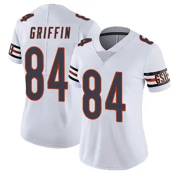 ＃84 Women's Ryan Griffin White Limited Chicago Bears Vapor Untouchable Jersey