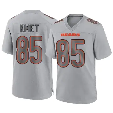 ＃85 Men's Cole Kmet Gray Game Chicago Bears Atmosphere Fashion Jersey