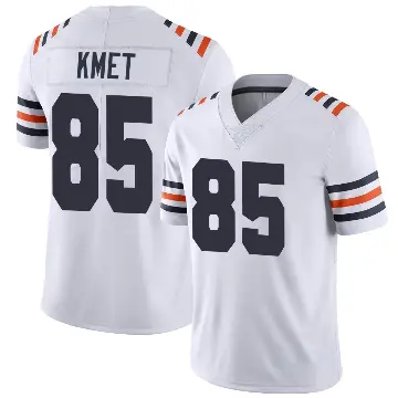 ＃85 Men's Cole Kmet White Limited Chicago Bears Alternate Classic Vapor Jersey