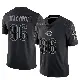 ＃86 Men's Nikola Kalinic Black Limited Chicago Bears Reflective Jersey