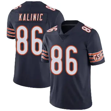 ＃86 Men's Nikola Kalinic Navy Limited Chicago Bears Team Color Vapor Untouchable Jersey