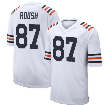 ＃87 Men's Sam Roush White Game Chicago Bears Alternate Classic Jersey