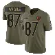＃87 Men's Tom Waddle Olive Limited Chicago Bears 2025 Salute to Service Jersey