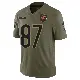 ＃87 Men's Tom Waddle Olive Limited Chicago Bears 2025 Salute to Service Jersey