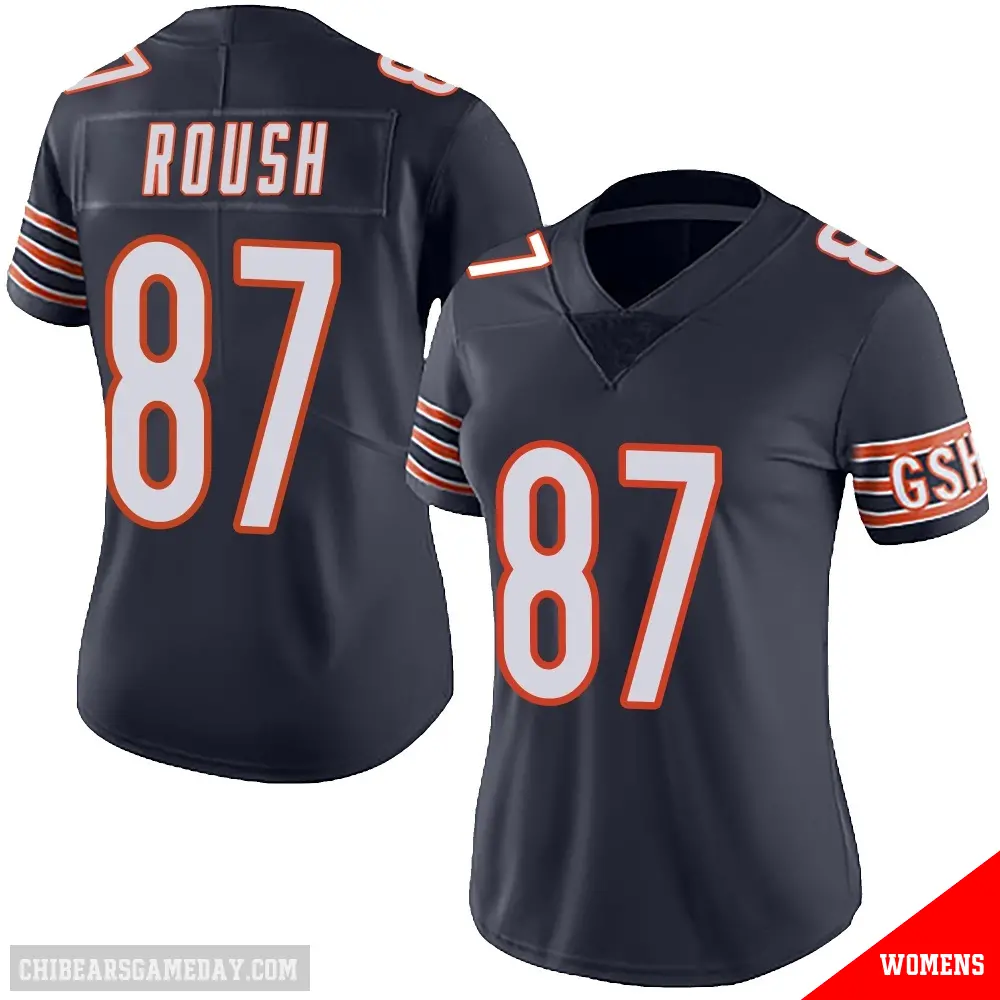 ＃87 Women's Sam Roush Navy Limited Chicago Bears Team Color Vapor Untouchable Jersey