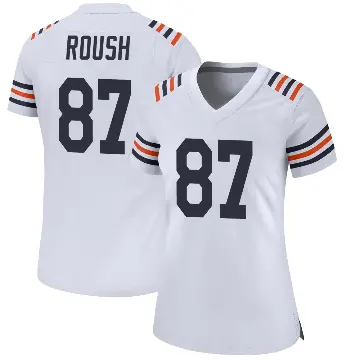 ＃87 Women's Sam Roush White Game Chicago Bears Alternate Classic Jersey