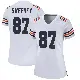 ＃87 Women's Tommy Sweeney White Game Chicago Bears Alternate Classic Jersey