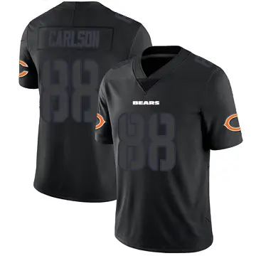 ＃88 Youth Stephen Carlson Black Impact Limited Chicago Bears Jersey