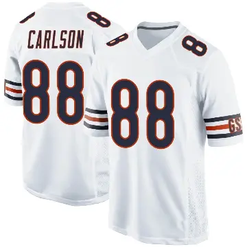 ＃88 Youth Stephen Carlson White Game Chicago Bears Jersey