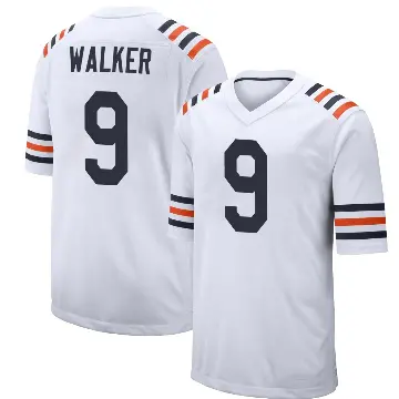 ＃9 Men's Jahdae Walker White Game Chicago Bears Alternate Classic Jersey