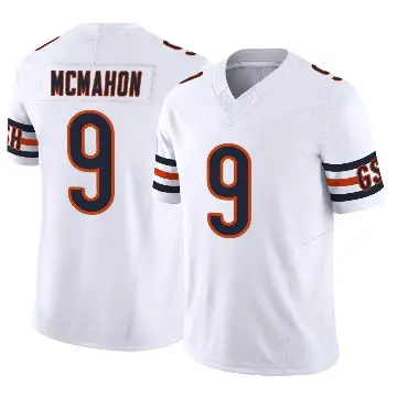 ＃9 Men's Jim McMahon White Limited Chicago Bears Vapor F.U.S.E. Jersey