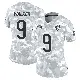 ＃9 Women's Jahdae Walker Arctic Camo Limited Chicago Bears 2024 Salute to Service Jersey
