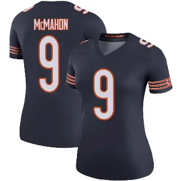 ＃9 Women's Jim McMahon Navy Legend Chicago Bears Color Rush Jersey
