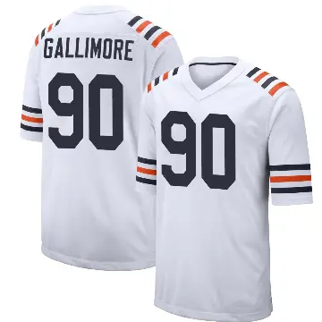 ＃90 Youth Neville Gallimore White Game Chicago Bears Alternate Classic Jersey