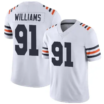 ＃91 Youth Chris Williams White Limited Chicago Bears Alternate Classic Vapor Jersey