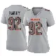 ＃92 Women's Daniel Hardy Gray Game Chicago Bears Atmosphere Fashion Jersey