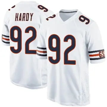 ＃92 Youth Daniel Hardy White Game Chicago Bears Jersey