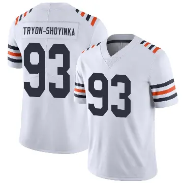 ＃93 Men's Joe Tryon-Shoyinka White Limited Chicago Bears Alternate Classic Vapor Jersey