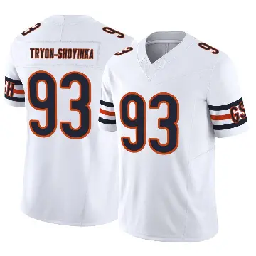 ＃93 Men's Joe Tryon-Shoyinka White Limited Chicago Bears Vapor F.U.S.E. Jersey
