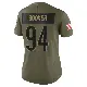 ＃94 Women's Austin Booker Olive Limited Chicago Bears 2025 Salute to Service Jersey