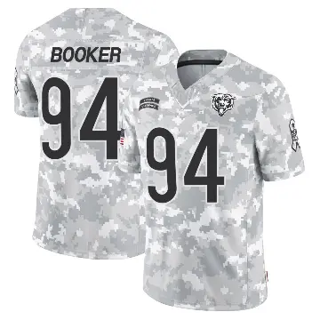 ＃94 Youth Austin Booker Arctic Camo Limited Chicago Bears 2024 Salute to Service Jersey