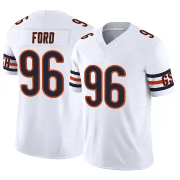 ＃96 Youth Jonathan Ford White Limited Chicago Bears Vapor F.U.S.E. Jersey