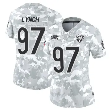 ＃97 Women's James Lynch Arctic Camo Limited Chicago Bears 2024 Salute to Service Jersey