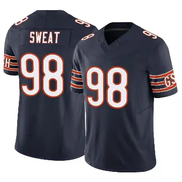 ＃98 Men's Montez Sweat Navy Limited Chicago Bears Vapor F.U.S.E. Jersey